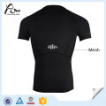 Manches courtes Compression Shirt Hommes Fitness Wear